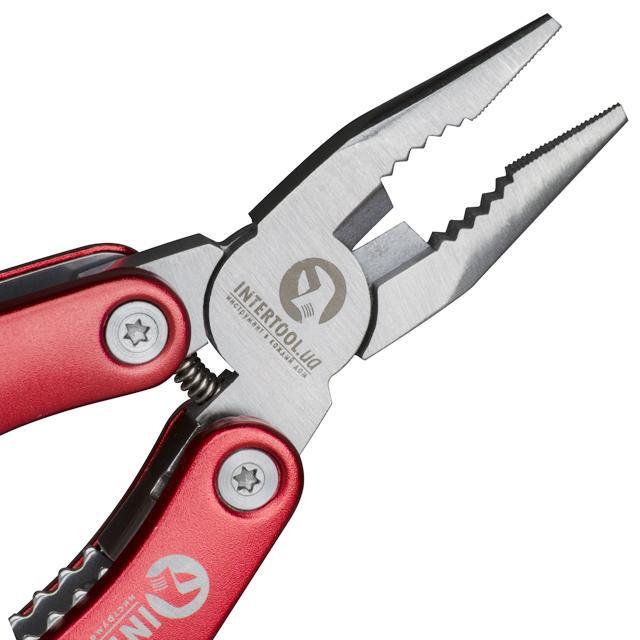 Мультиінструмент Intertool HT-0541 160 мм 12в1 з чохлом - фото 6 Мультиінструмент Intertool HT-0541 160 мм 12в1 з чохлом - фото 6