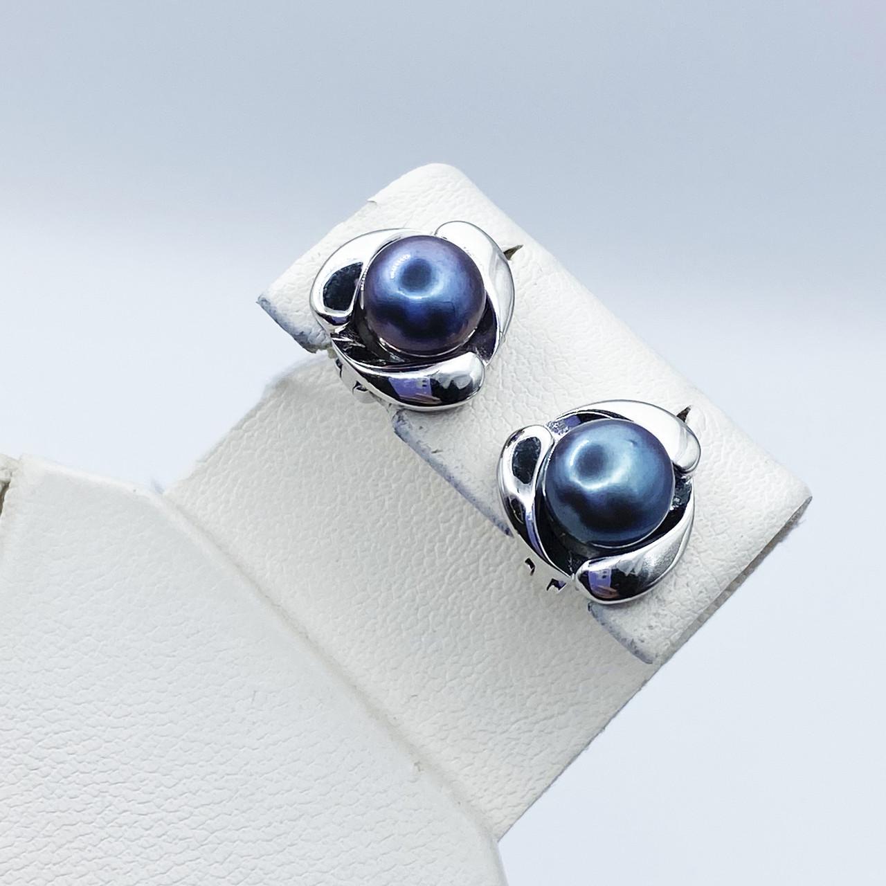 Серьги серебряные с жемчугом 4,59 г (2297923906) Серьги серебряные с жемчугом 4,59 г (2297923906)