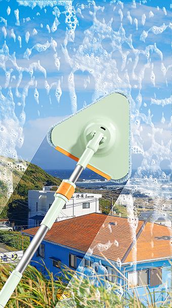 Сменная насадка для швабры Homettler CW004 треугольная (CW004-triangle-plate-green) - фото 2