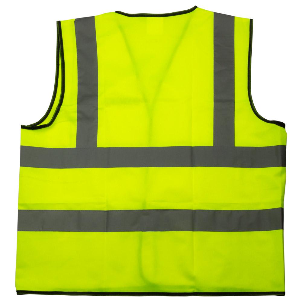 Жилет сигнальный XXL со светоотражающими полосами Зеленый (9451311) - фото 2 Жилет сигнальный XXL со светоотражающими полосами Зеленый (9451311) - фото 2