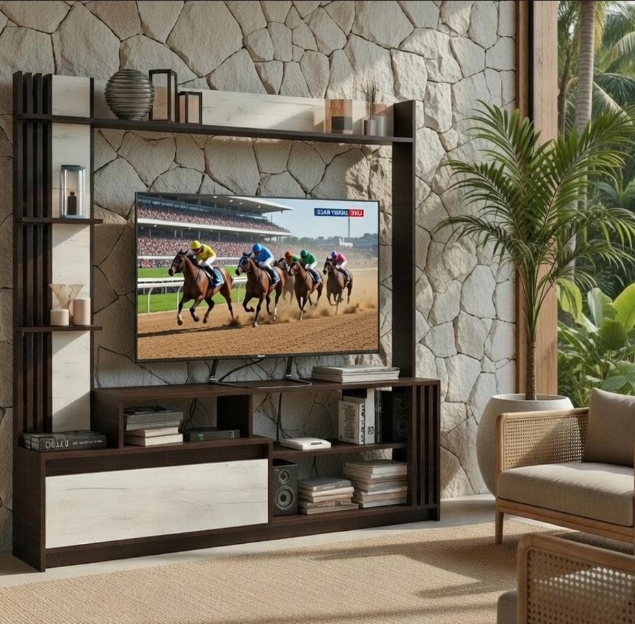 Стенка для ТВ Мастер Форм Брайт 1700х325х1700 мм Венге магия/Дуб крафт белый (20634) Стенка для ТВ Мастер Форм Брайт 1700х325х1700 мм Венге магия/Дуб крафт белый (20634)