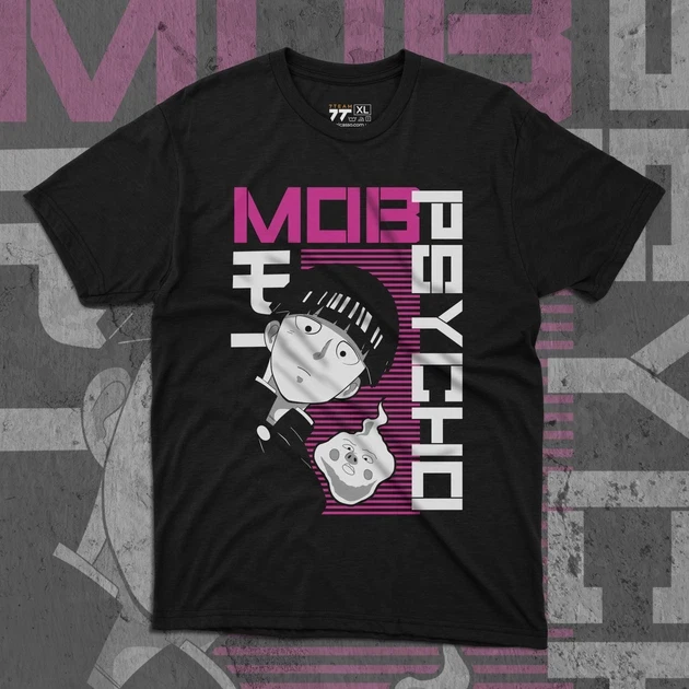 Футболка мужская с принтом Mob Psycho #4 р. 48 (Anime0900)