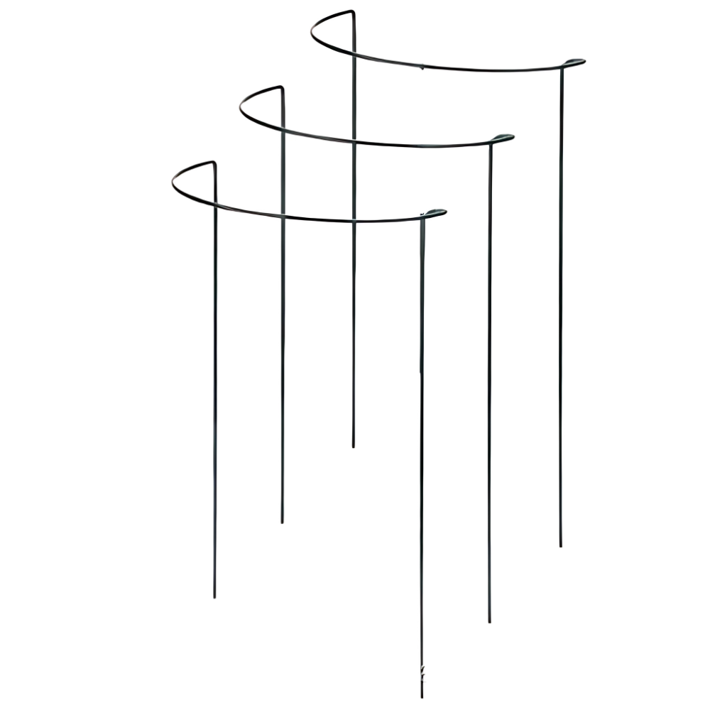 Набор садовых подпорок-ограждений для поддержки растений 3 шт. 25х40 см (kolyshki_1)