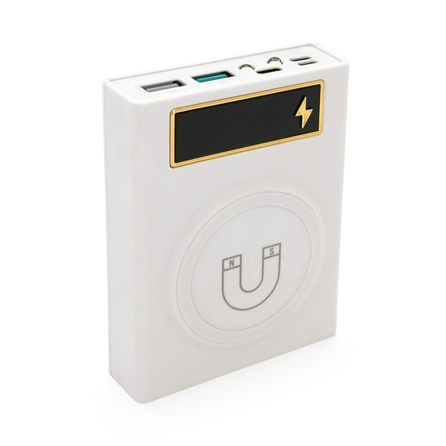 Повербанк VOLTRONIC CX4-PD-QIMagnetic 4x18650 бездротова зарядка 22,5W (37109)