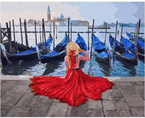 Картина по номерам Rainbow Art Синий причал GX24895 40х50 см