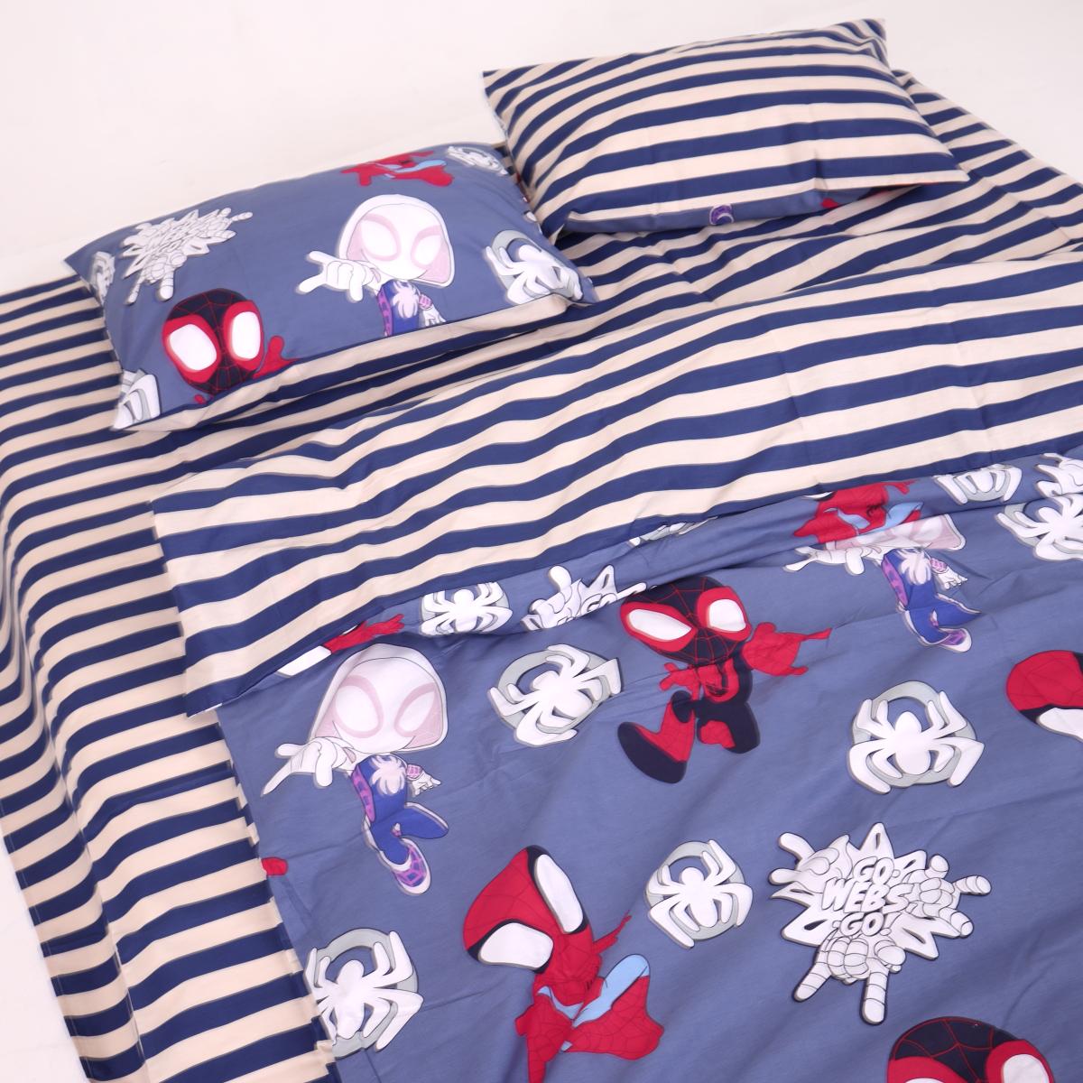 Комплект постільної білизни PaniPava Спайдермен бязь 155х215 см (10100657) - фото 4
