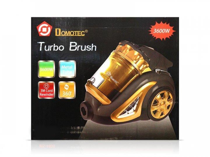 Пилосос контейнерний Domotec 4408MS-3600W Turbo Brush без мішка об'єм пилозбірника 4 л Жовтий (521de973) - фото 5 Пилосос контейнерний Domotec 4408MS-3600W Turbo Brush без мішка об'єм пилозбірника 4 л Жовтий (521de973) - фото 5