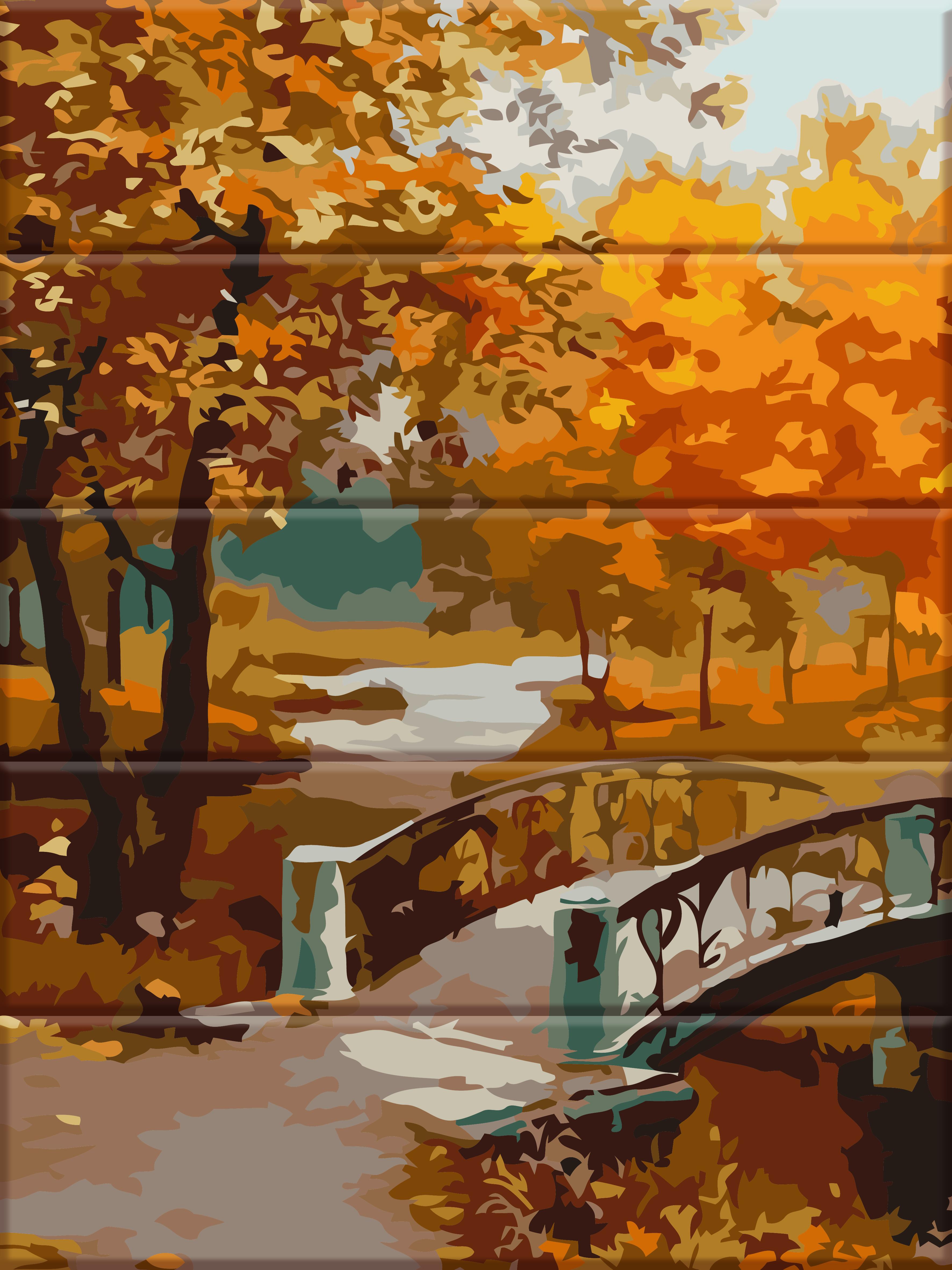 Картина по номерам Art Story Осенний парк 30x40 см (ASW067)