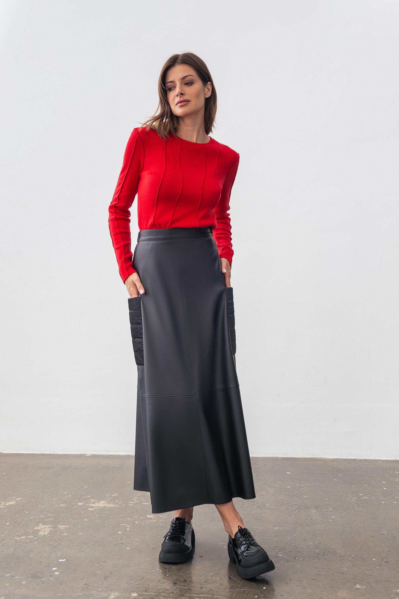 Джемпер Lesia Фенти р. 52 Красный (149170000) - фото 4 Джемпер Lesia Фенти р. 52 Красный (149170000) - фото 4