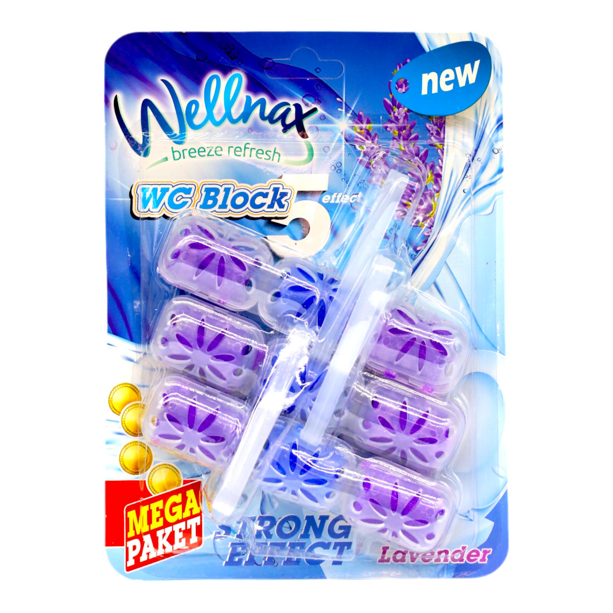 Туалетний блок Wellnax Mega Лаванда 3x57 г (НФ-00007168)