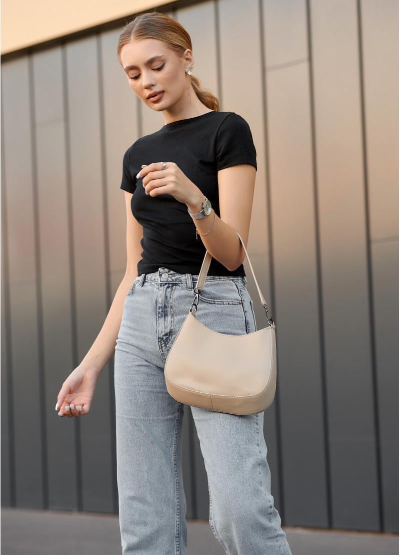 Жіноча сумка Sambag Leoma Mark Бежевий (53000026)