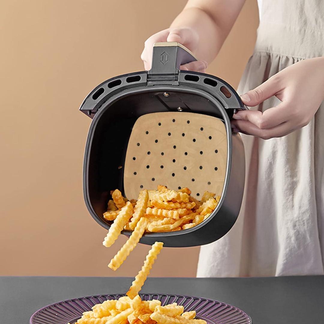 Набір пергаментних аксесуарів для аерогрилю Kraft вкладиші 100 шт. 16,5 см та форми 50 шт. 16 см - фото 7 Набір пергаментних аксесуарів для аерогрилю Kraft вкладиші 100 шт. 16,5 см та форми 50 шт. 16 см - фото 7