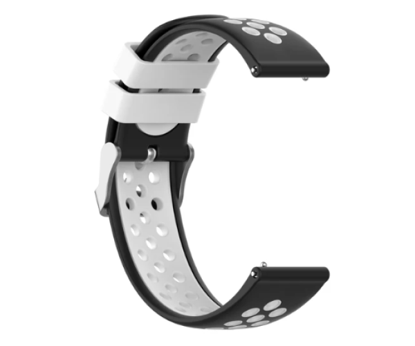 Ремешок силиконовый New Sport для Amazfit Pop 3R/Pop 3S 22 мм Черно-белый (50384) Ремешок силиконовый New Sport для Amazfit Pop 3R/Pop 3S 22 мм Черно-белый (50384)