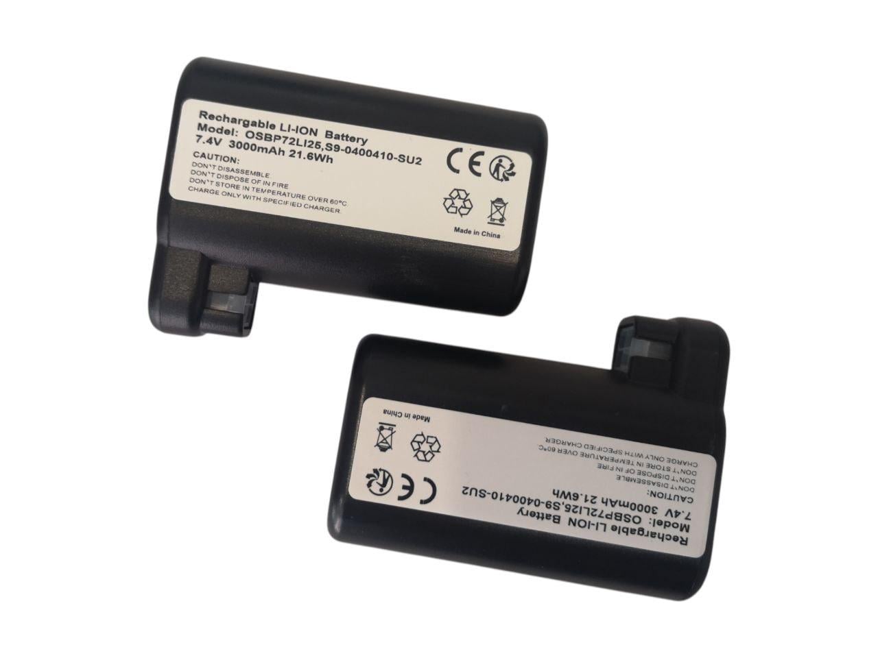 Акумулятор для Electrolux Pure i9/i9,2/PI91/PI92/MotionSense ERV5xxx/ERV7xxx/AEG RX9/RX8/S91-0400410-SU2/OSBP72LI25 3000 mAh 21,6Wh 2 шт.