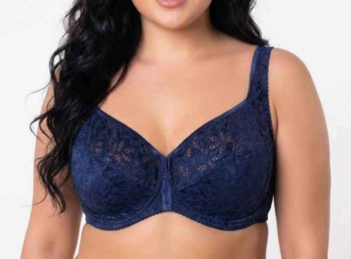 Бюстгальтер без поролону 11558 м’яка чашка D80 Синій (11558-8)