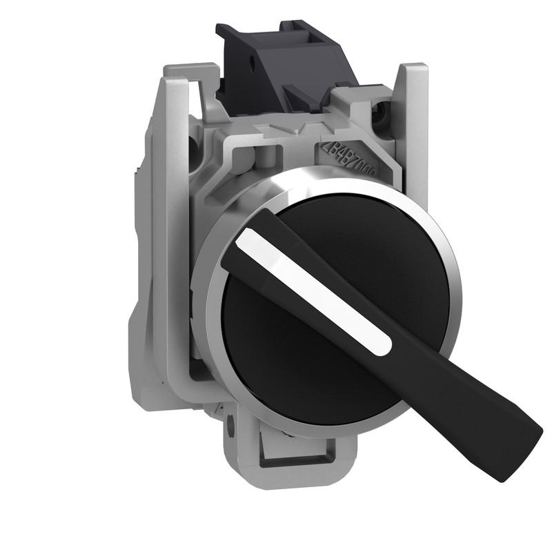 Переключатель IO Schneider Electric Harmony XB4 1NO 22 мм 2 положения Черный (XB4BJ21) Переключатель IO Schneider Electric Harmony XB4 1NO 22 мм 2 положения Черный (XB4BJ21)