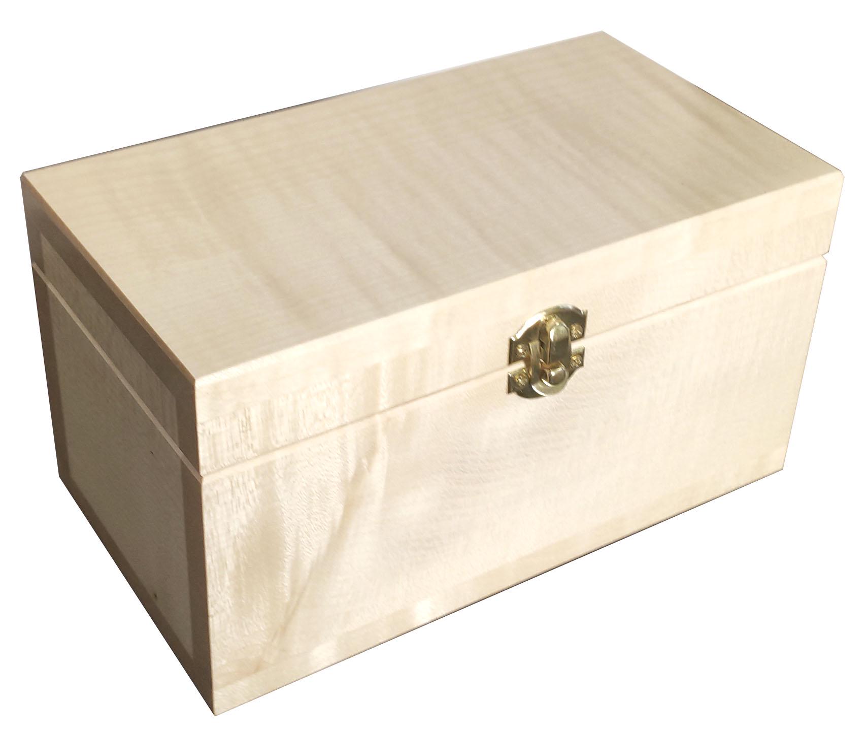 Ящик деревянный лакированный 22х12 см Белый (00116)