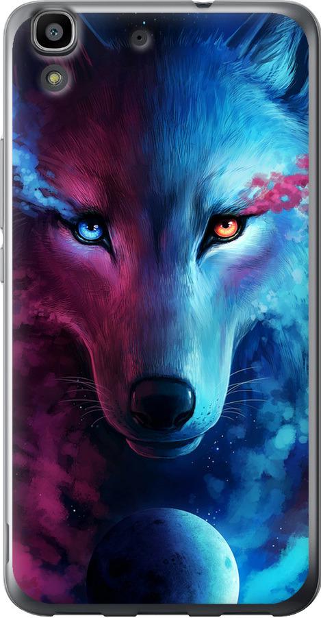 Чехол на Huawei Y6 Арт-волк (3999u-333-42517)
