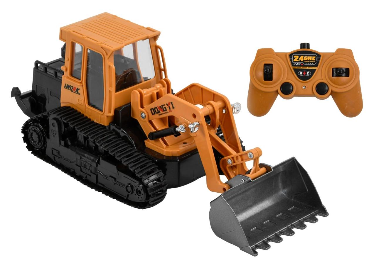 Екскаватор на радіокеруванні акумулятор з підсвічуванням та звуком 37V Yellow (104637)