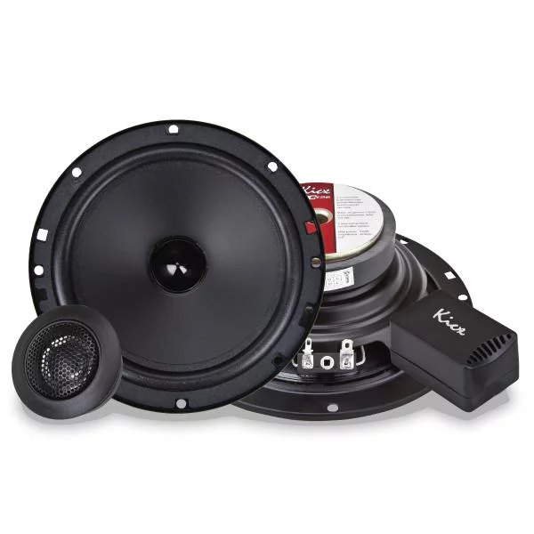 Автоакустика 2-x полосная Kicx 110 Вт DC 6.2MR 6,5" 165 мм 75-20000 Гц 90дБ/динамики/твиттеры (3216)
