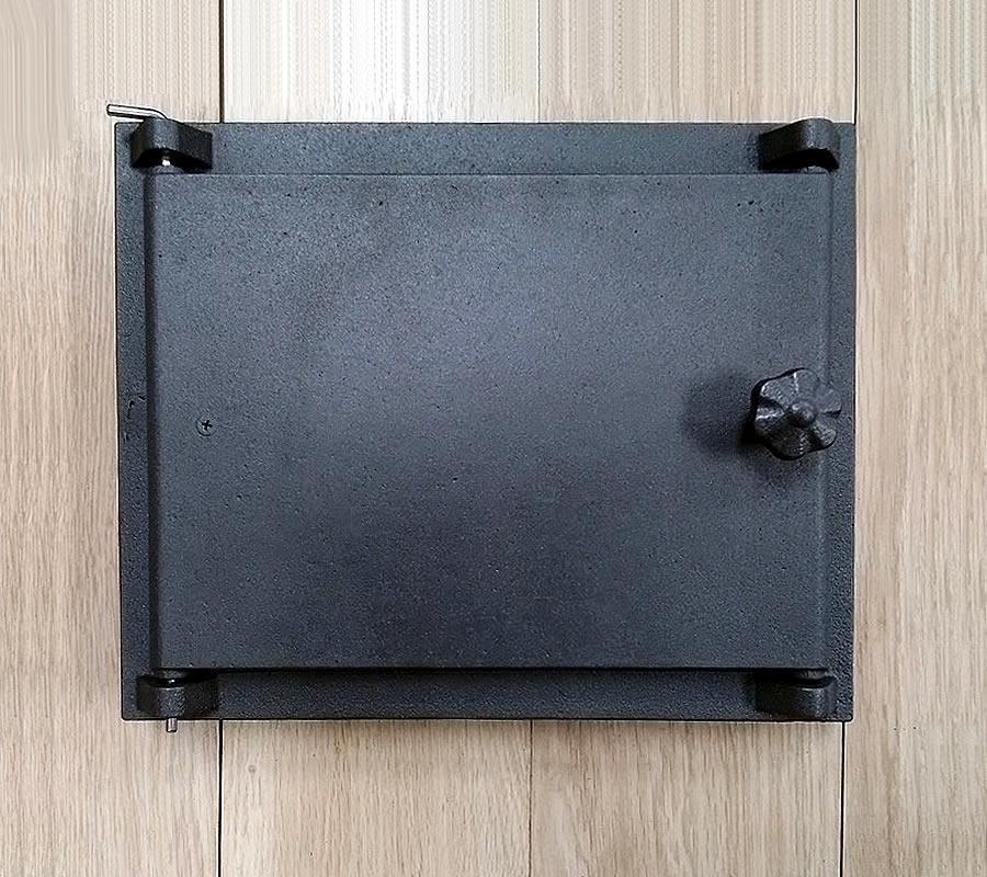 Дверца топочная глухая KHLP АСКЕТ 280х340 из чугуна