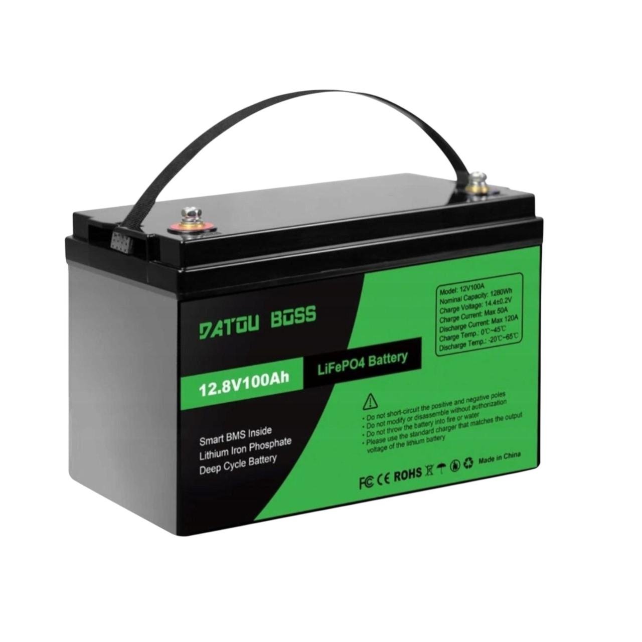 Акумулятор літій-залізо-фосфатний DATOU BOSS 12V 100A Акумулятор літій-залізо-фосфатний DATOU BOSS 12V 100A