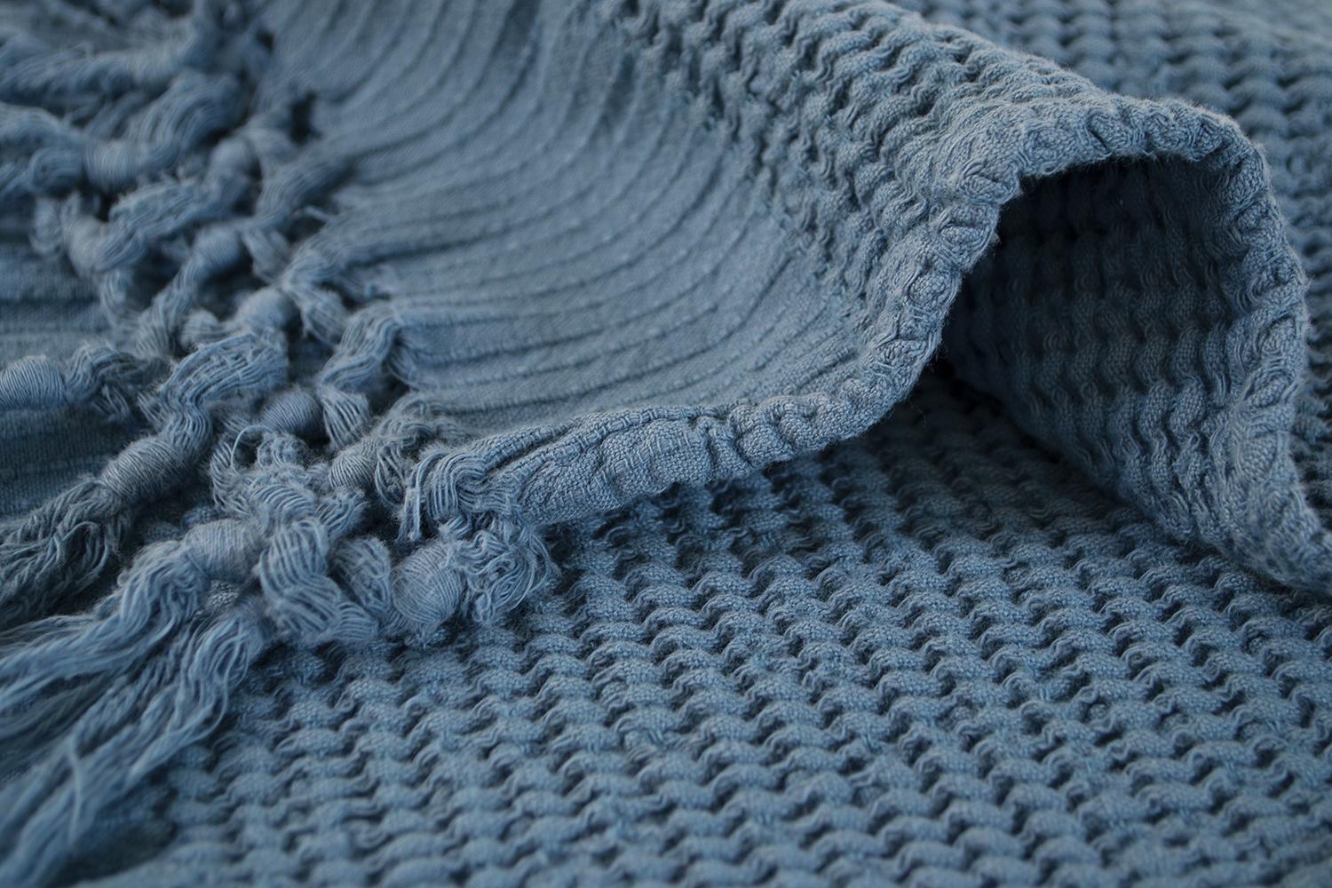 Плед Lotus Home Rius 130x170 см Петроль (svt-2000022331326) - фото 5