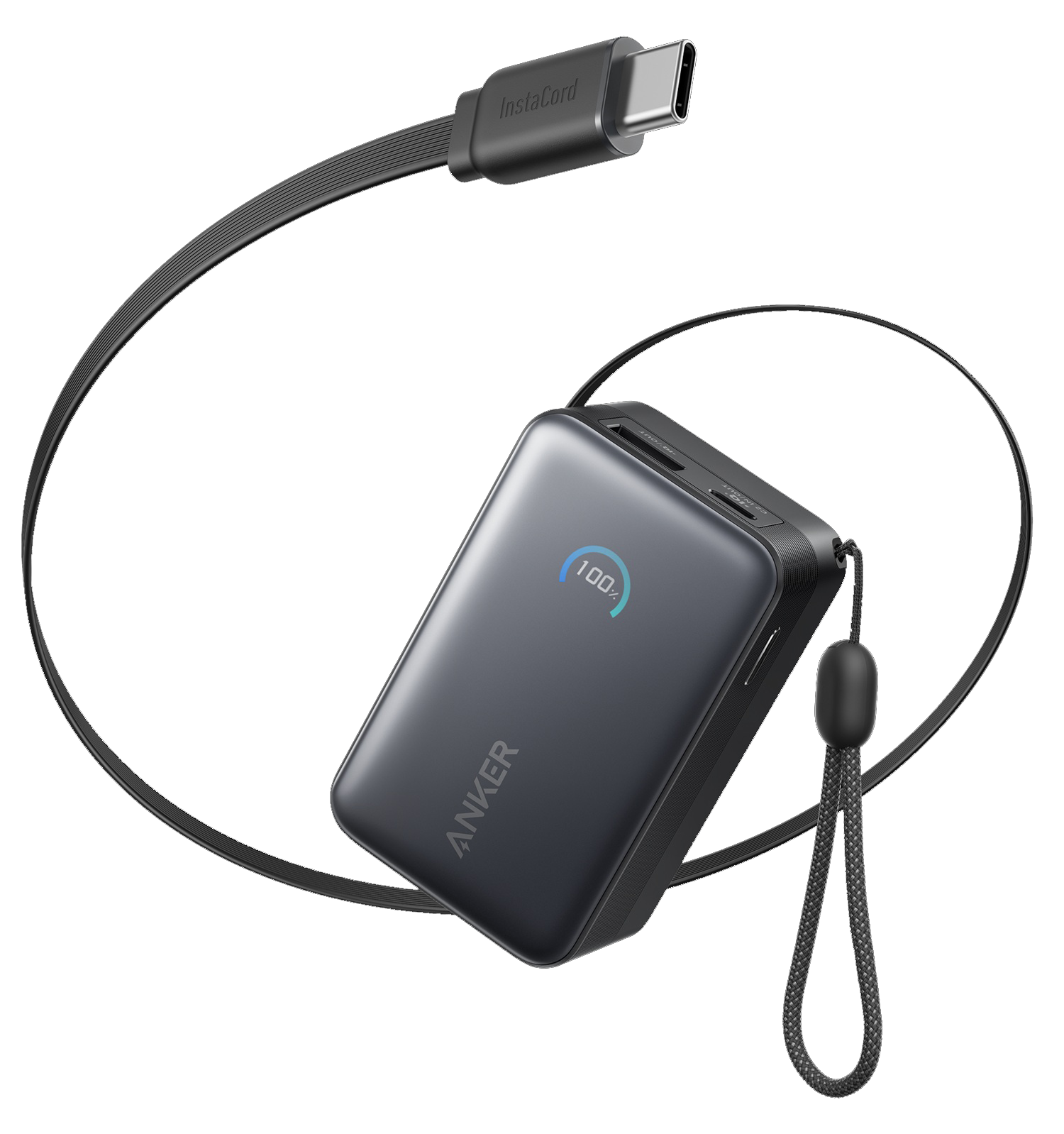 Повербанк Anker Nano 10000 mAh 45W Built-In USB-C Cable (UG-A1638H11)