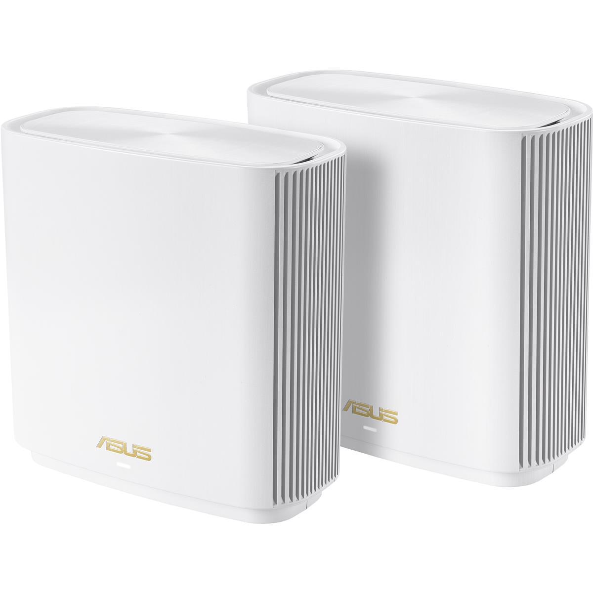 Система Mesh Wi-Fi Asus ZenWiFi XT8 V2 AX6600 2 шт. 3.1 AiMesh WPA3 White (90IG0590-MO3A40) - фото 5 Система Mesh Wi-Fi Asus ZenWiFi XT8 V2 AX6600 2 шт. 3.1 AiMesh WPA3 White (90IG0590-MO3A40) - фото 5