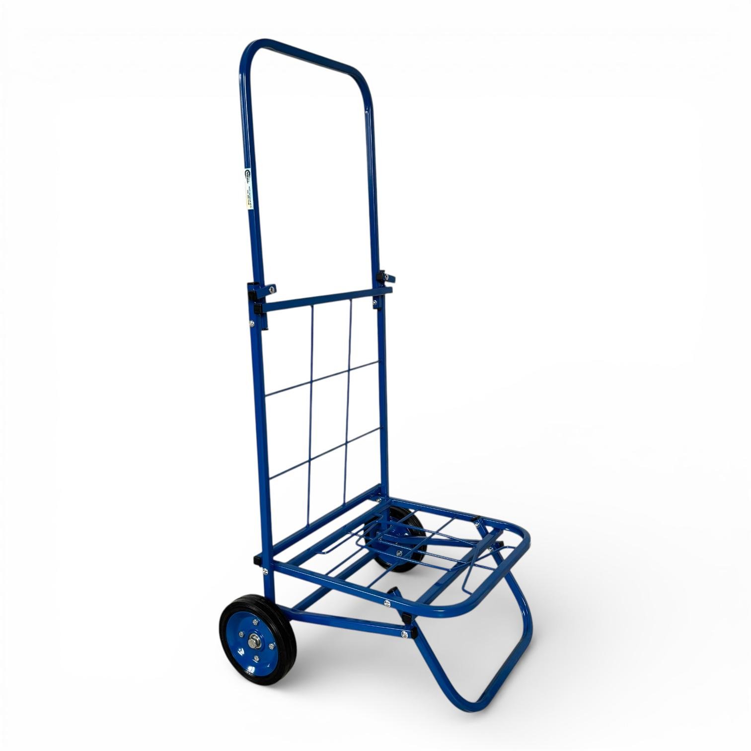 Хозяйственная тележка Мощь с усиленными колесами раскладная большая Синяя (31236764)