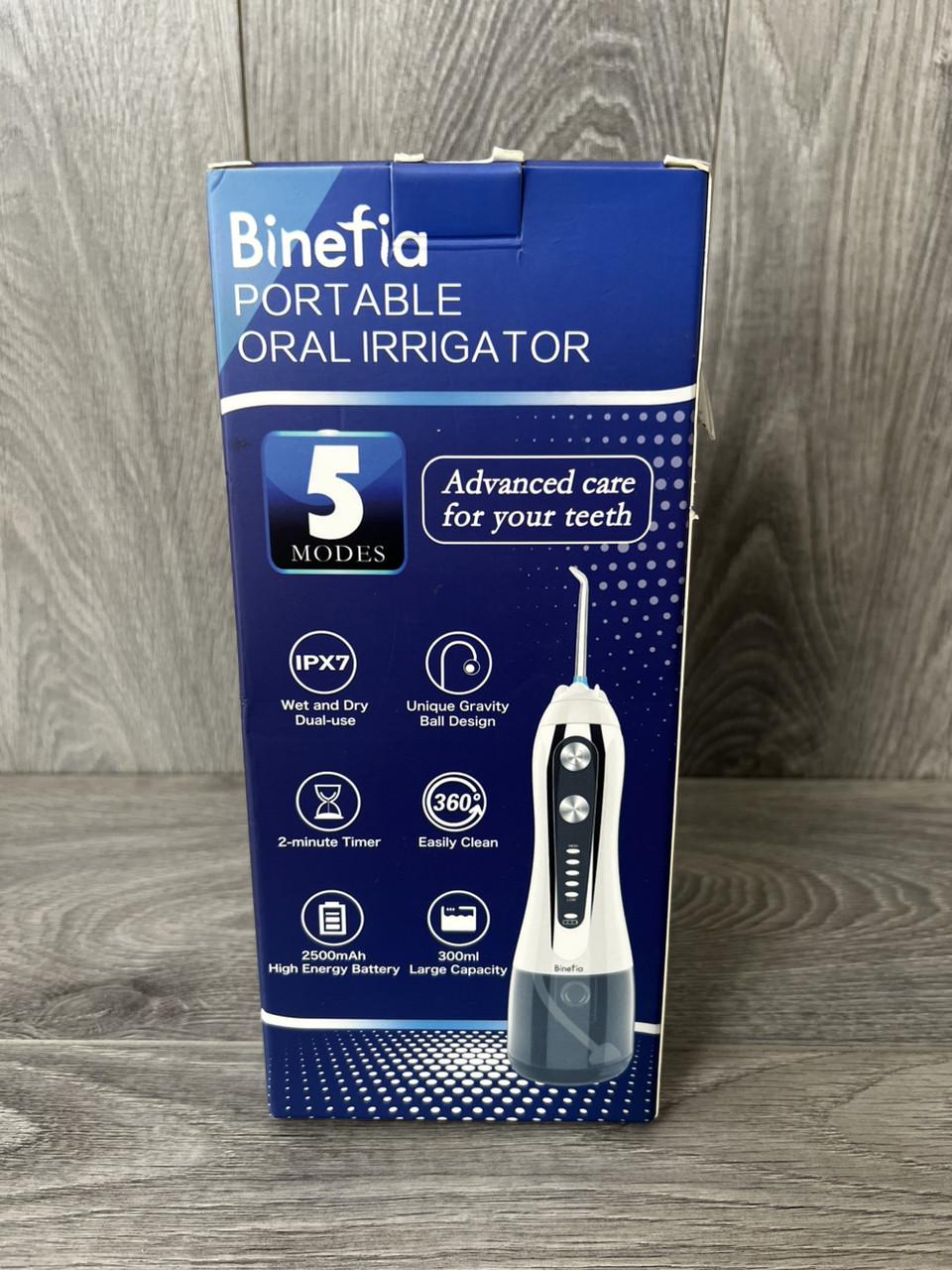 Ирригатор Binefia 360° Oral Irrigator водный 6 насадок 5 режимов вращение 360° 300 мл - фото 8 Ирригатор Binefia 360° Oral Irrigator водный 6 насадок 5 режимов вращение 360° 300 мл - фото 8