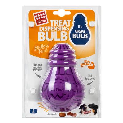 Игрушка для собак лампочка Gigwi Bulb Rubber резиновая L Фиолетовый - фото 1