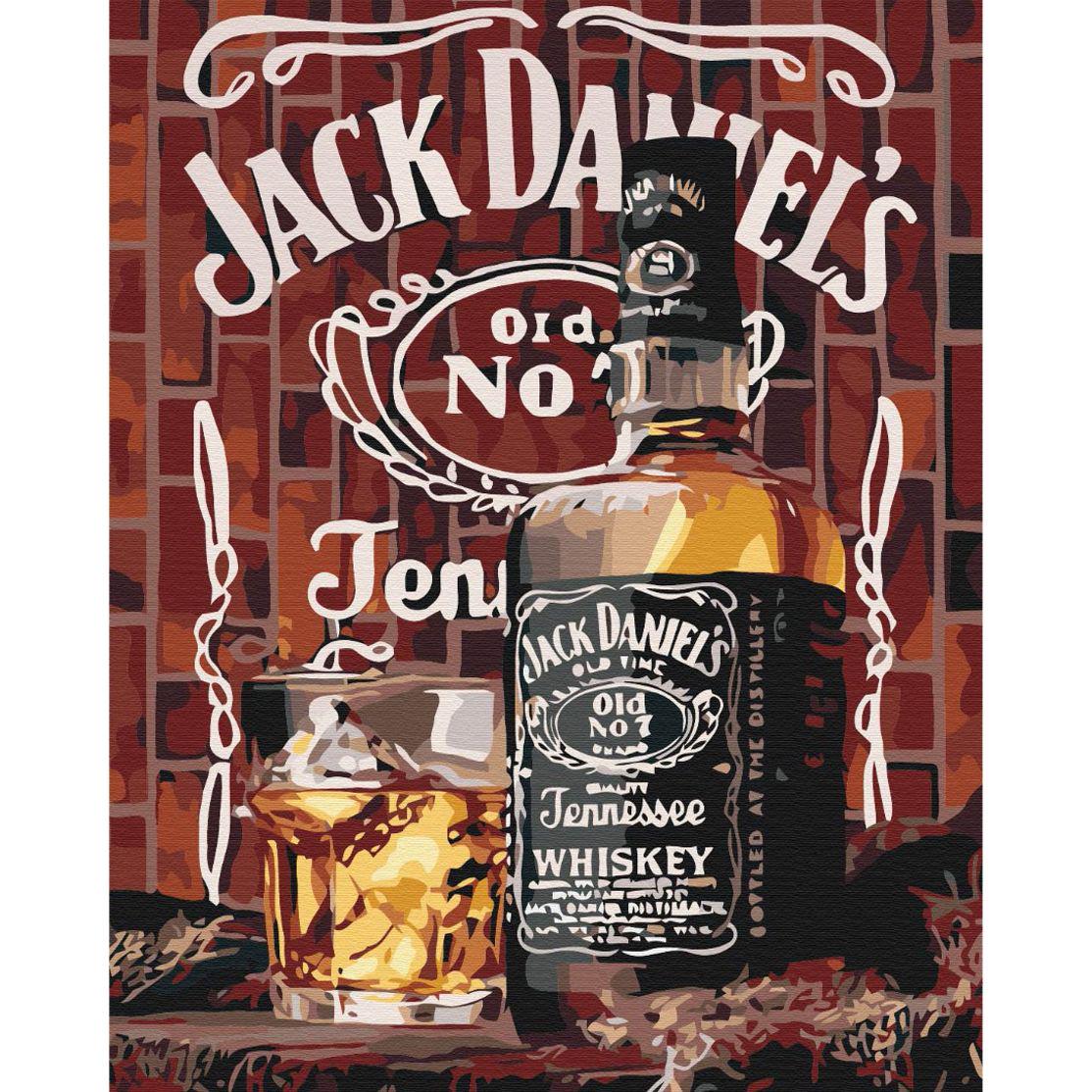 Картина по номерам Brushme Американский виски BS52387 40х50 см Картина по номерам Brushme Американский виски BS52387 40х50 см