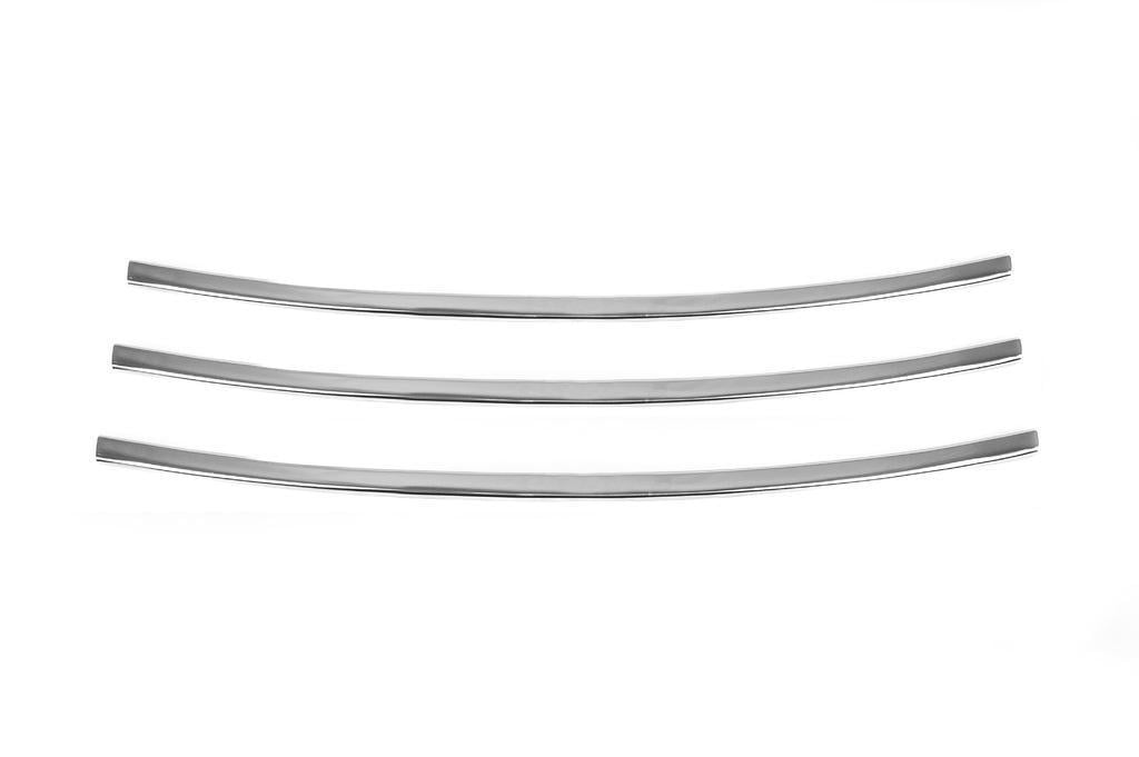 Накладки на решетку бампера Omsa Line для Renault Clio III 2005-2012 нержавеющая сталь 79399