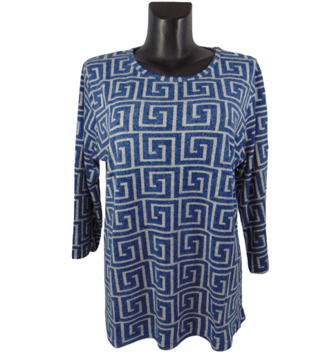 Джемпер жіночий Rbossi 1133 2XL-3XL Синій (1790392079) - фото 1