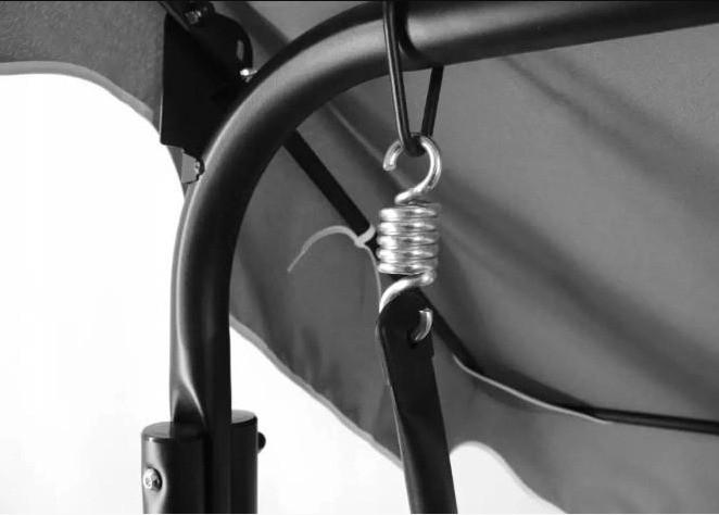 Качель садовая GardenLine 170х110х153 см Серый - фото 5 Качель садовая GardenLine 170х110х153 см Серый - фото 5