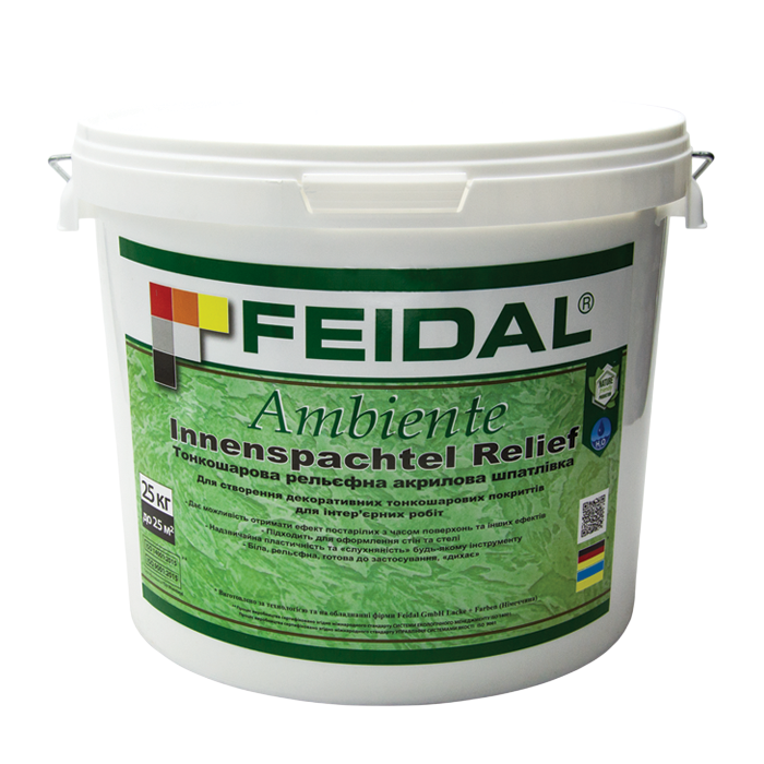 Штукатурка декоративна Feidal Innenspachtel Relief 25 кг (1886454887)