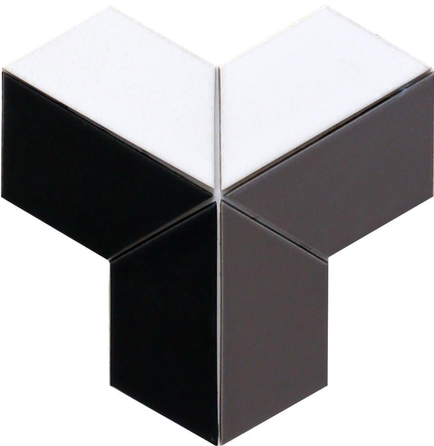 Мозаика керамическая Kotto Ceramica TRAPEZE T X3 69001 262x264x9 мм 62x147 мм 0,043 м2 White (20459205)