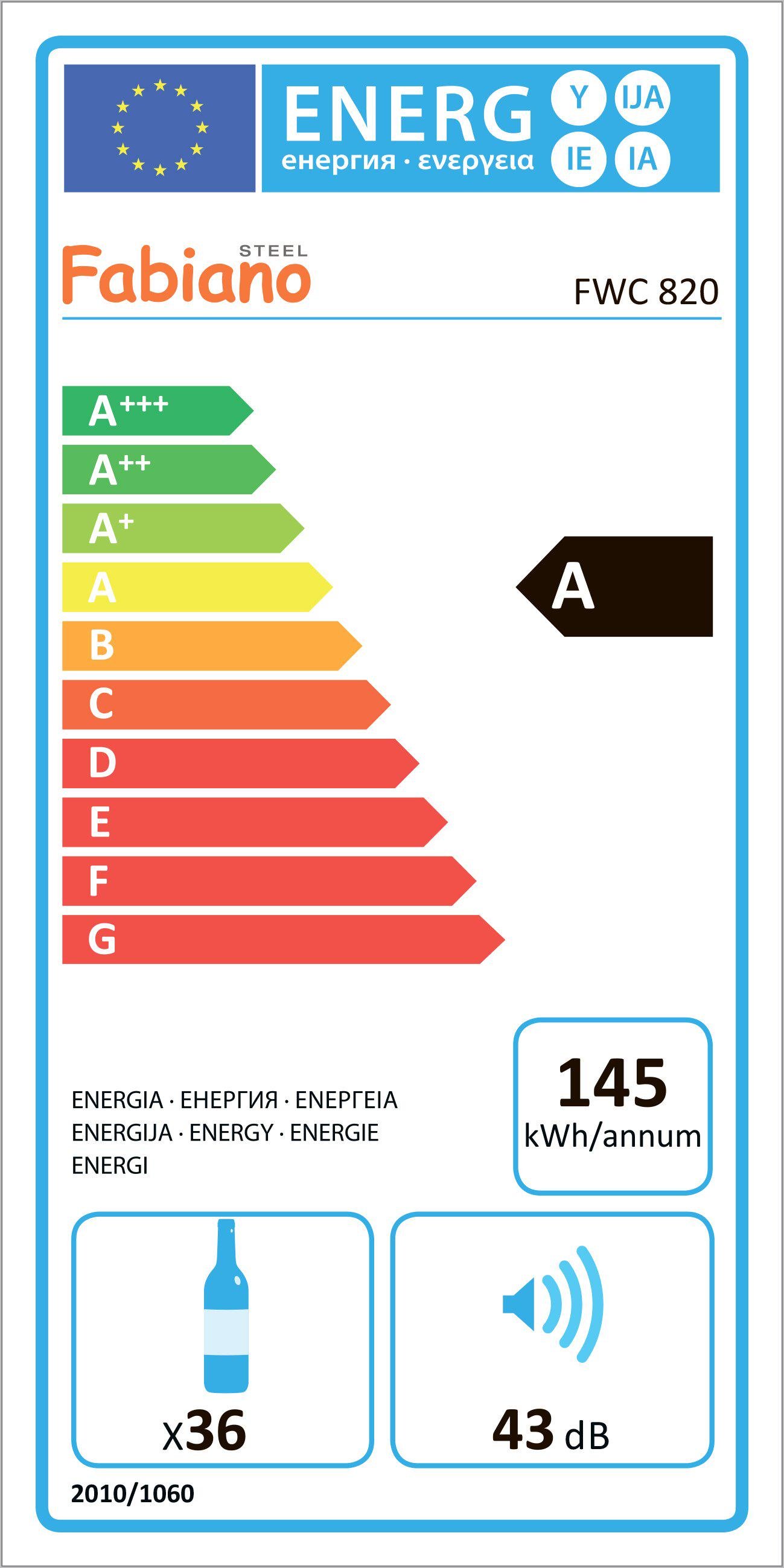 Винный шкаф FWC 820 Inox - фото 3