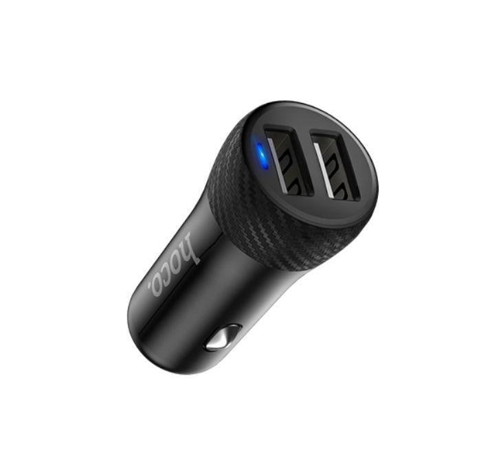 Зарядний пристрій автомобільний Hoco Z21 Ascender dual port car charger 2 USB 3.4 A Black (01282) Зарядний пристрій автомобільний Hoco Z21 Ascender dual port car charger 2 USB 3.4 A Black (01282)