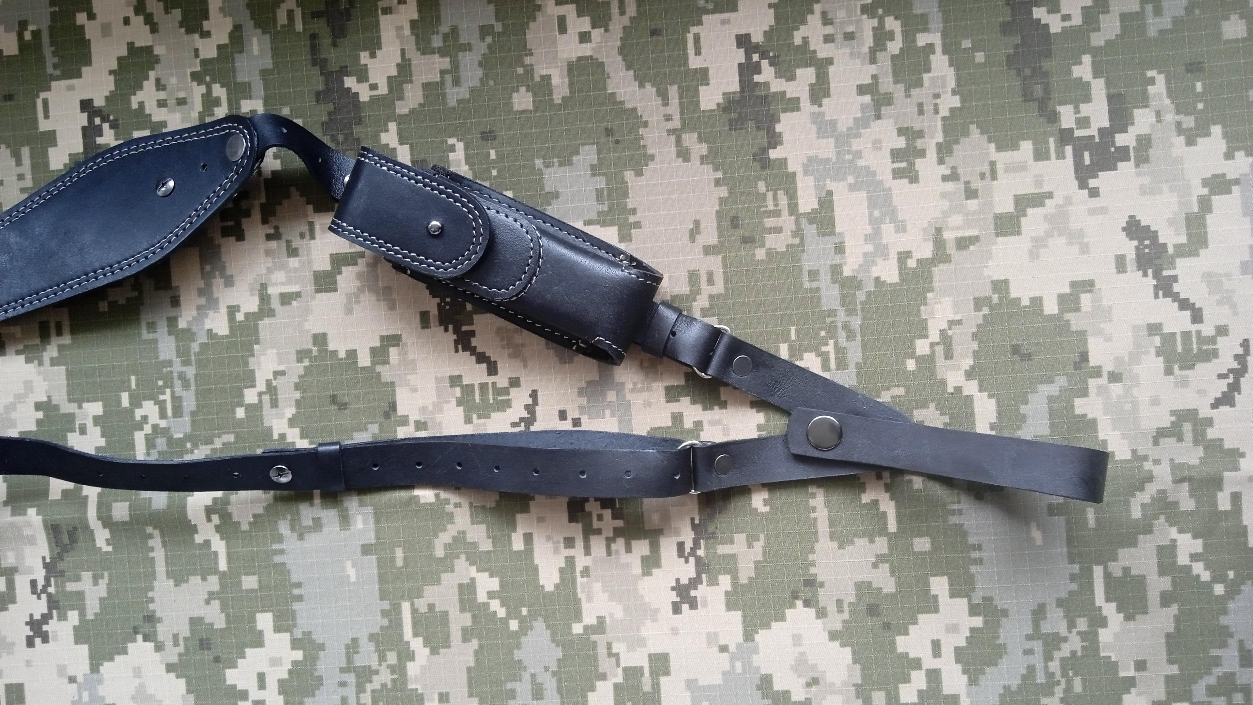 Кобура для Форт 17 из натуральной кожи Черный - фото 4