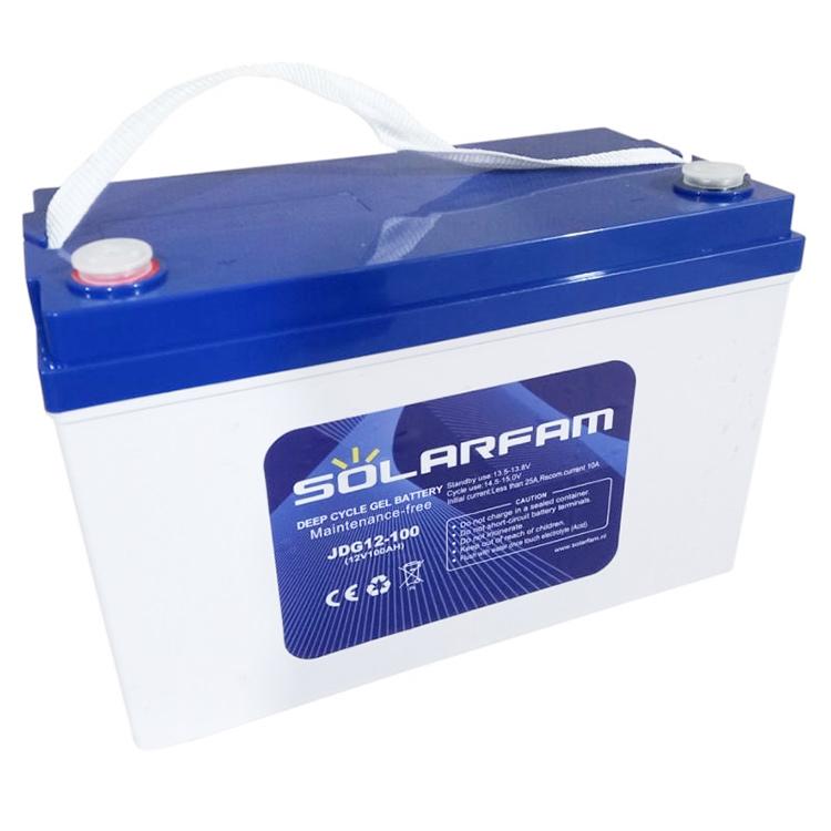 Аккумуляторная батарея Solarfam 12V 100 Ah GEL JDG12-100