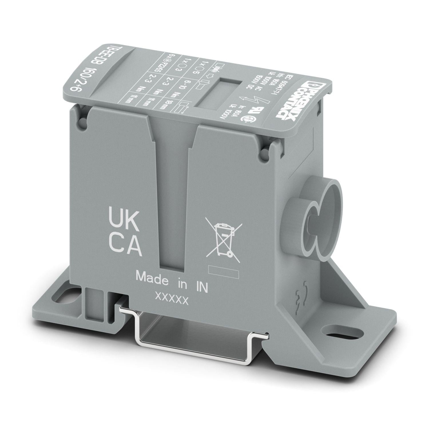 Блок распределительный Phoenix Contact TB-EE-DB 160/2+6 1000В 150А Ith 160A (1725166)