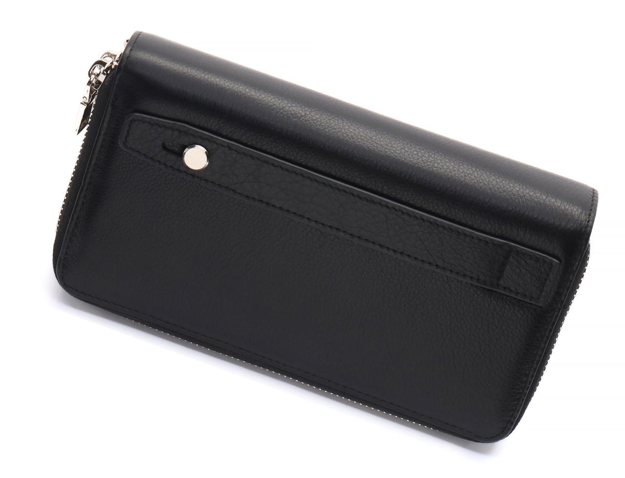 Клатч мужской Marco Coverna на две молнии из натуральной кожи Черный (MC-801-1) - фото 9 Клатч мужской Marco Coverna на две молнии из натуральной кожи Черный (MC-801-1) - фото 9