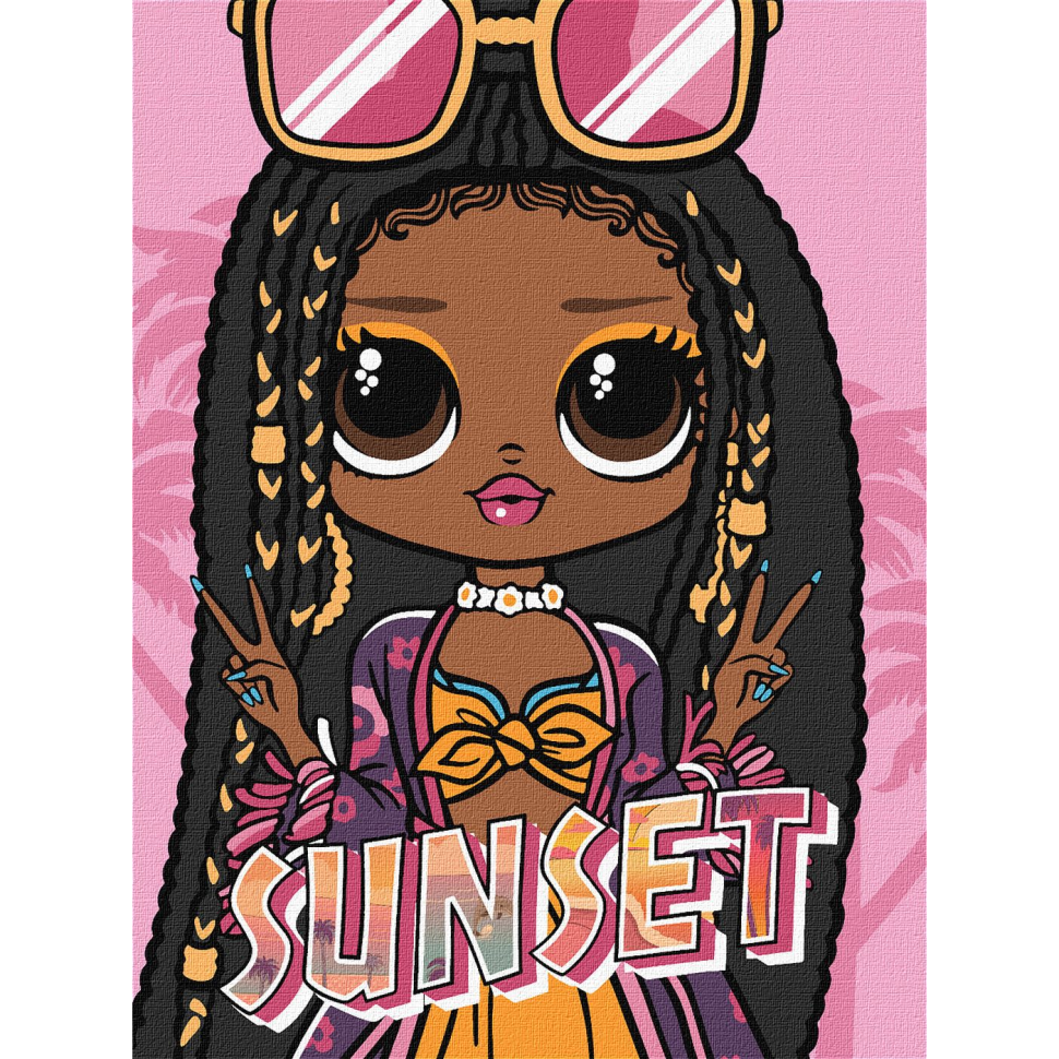 Картина за номерами Ideyka LOL Surprise! OMG Sunset KHO6276 30x40 см (RLT50916)
