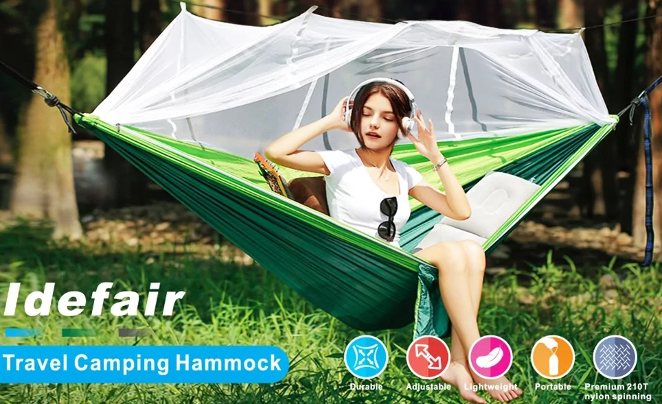 Гамак-спальный мешок с москитной сеткой (5002) - фото 2