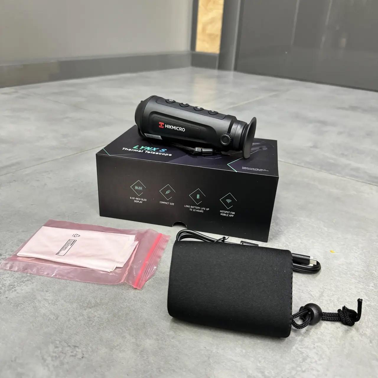 Монокуляр тепловизионный HikMicro LYNX LC06 6,2 мм 250 м Wi-Fi HM-TS01-06S1F/W-LC06S (245415) - фото 6