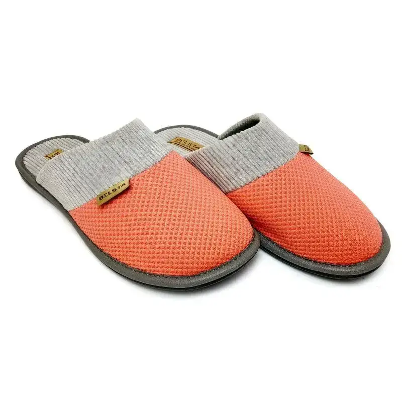 Тапочки домашние БЕЛСТА женские 24,5 см р. 38 Серо-розовый (88-2-38)