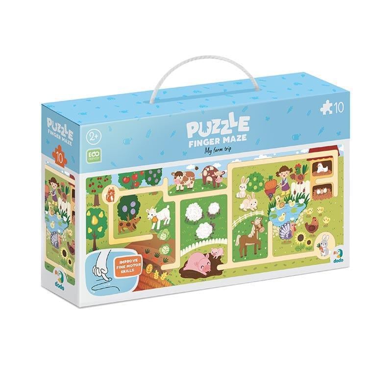 Пазл-лабиринт Dodo Мое путешествие на ферме 10 эл. (300586)