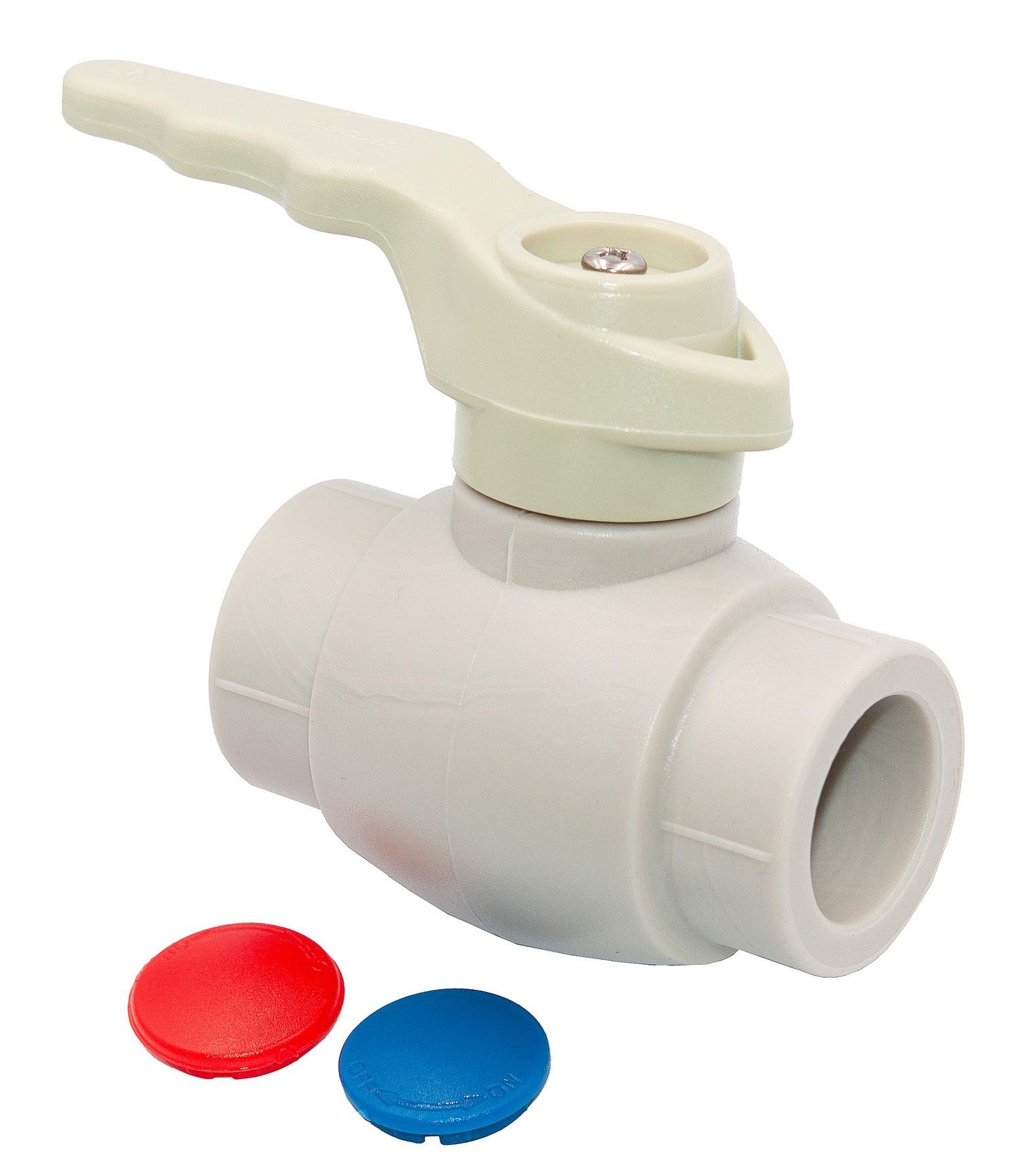 Кран шаровой ручка для горячей воды KOER 25 PPR (K0176.PRO)